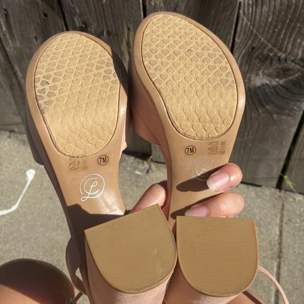 Chinese Laundry Blush Platform Heels